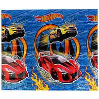 СКАТЕРТЬ 'ИГРАЕМ ВМЕСТЕ' ДИЗАЙН HOT WHEELS 140Х180СМ, П/Э В ПАК. (РУСС. УП.) в кор.6*24шт